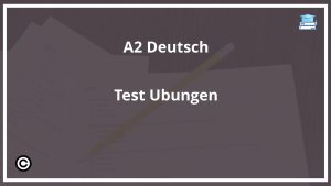 A2 Deutsch Test Übungen PDF