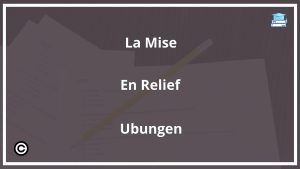 La Mise En Relief Übungen PDF