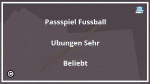 Passspiel Fussball Übungen Sehr Beliebt PDF