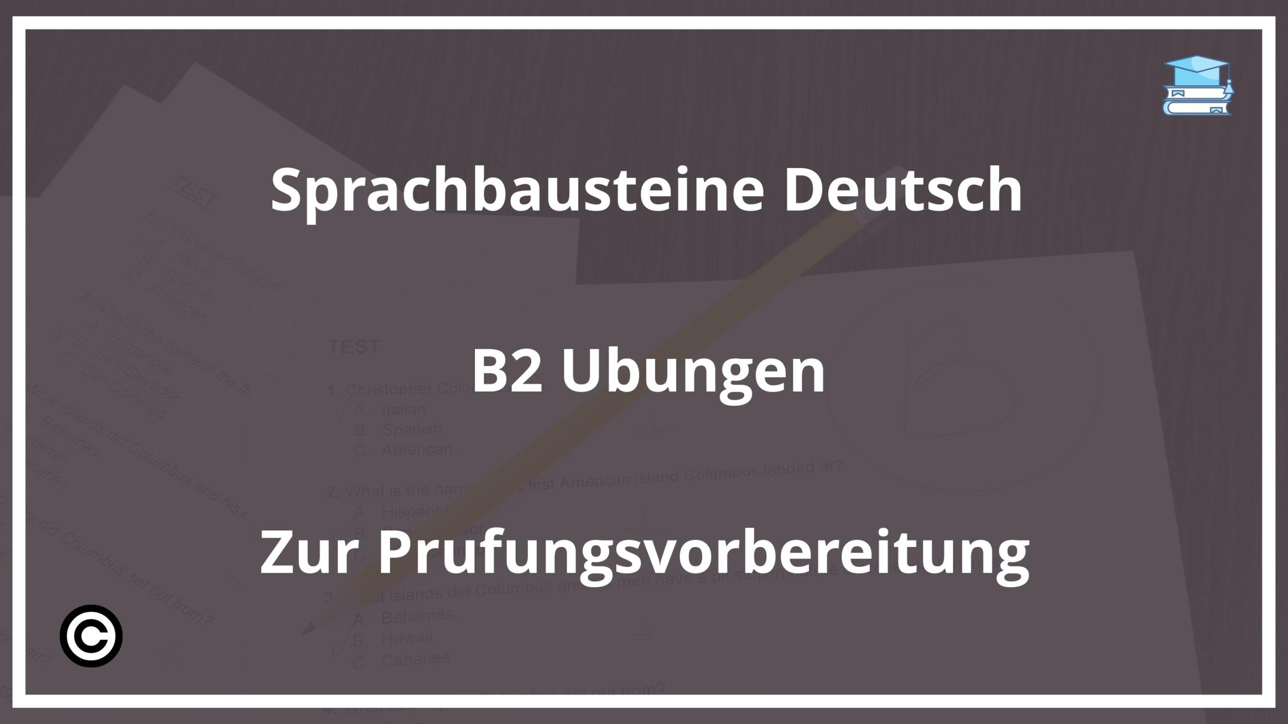 Sprachbausteine Deutsch B2 Übungen Zur Prüfungsvorbereitung - PDF